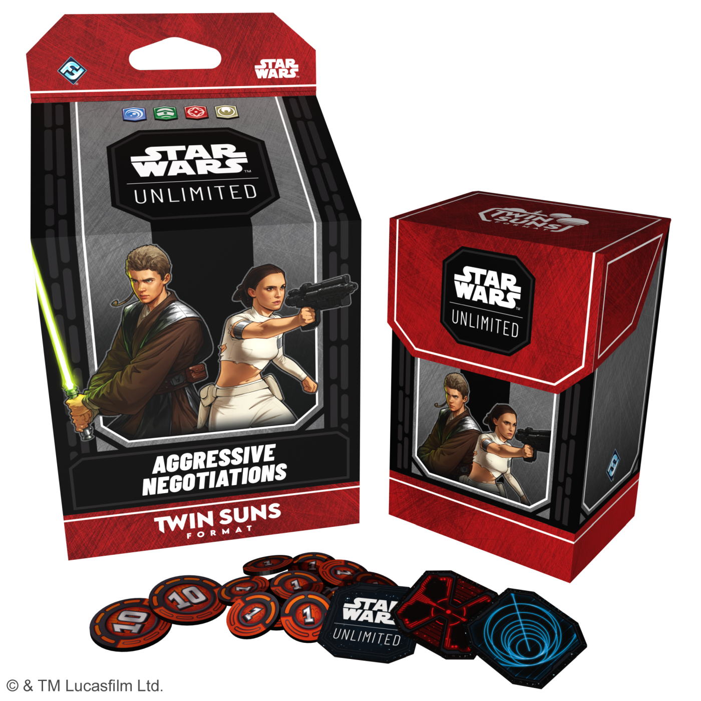 SW: Unlimited 2026 Twin Suns Deck Aggressive Negotiations - Anakin & Padme