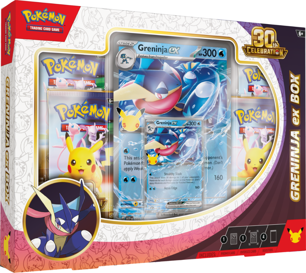 Pokemon TCG: 30th Celebration - Ex Box - Greninja ex