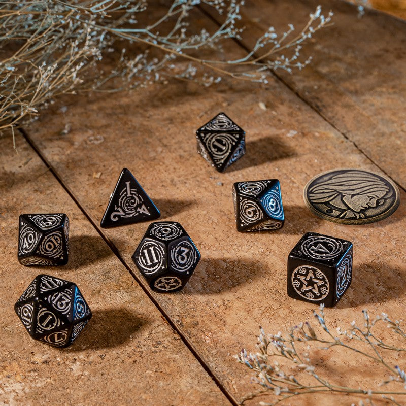 Kości RPG Wiedźmin. Yennefer - Obsydianowa Gwiazda