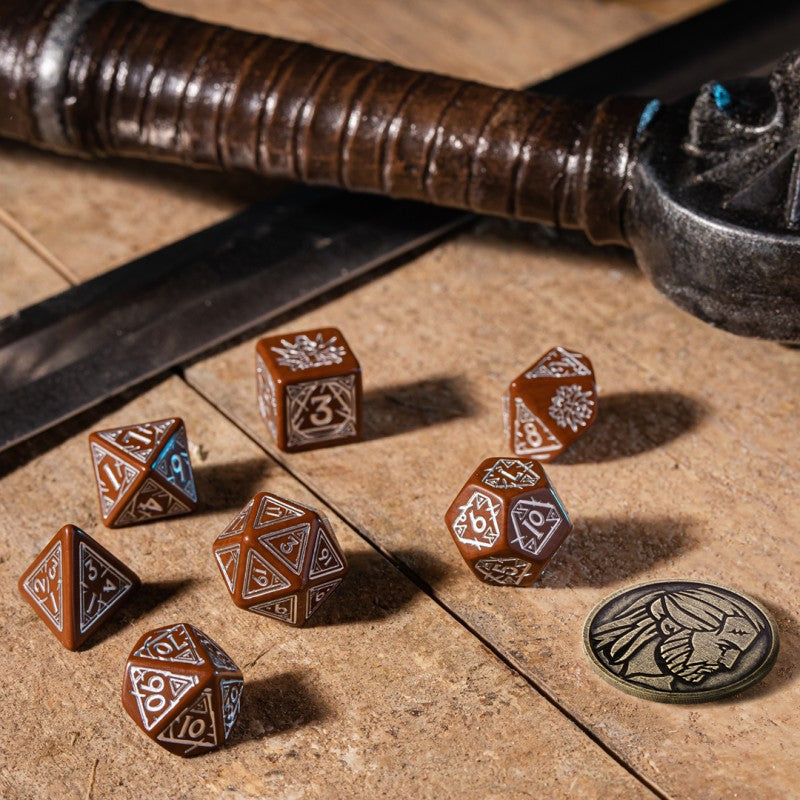 QW SWGE03 Witcher Dice Set Geralt - Druh Płotki