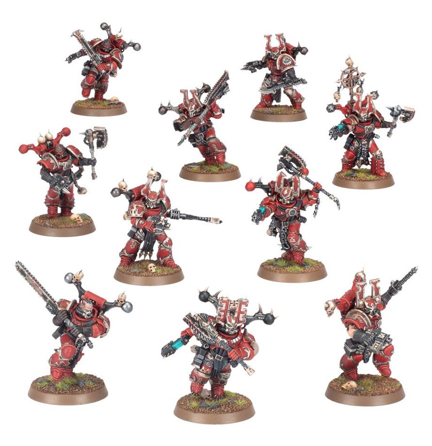 GW 43-10 World Eaters Khorne Berzerkers