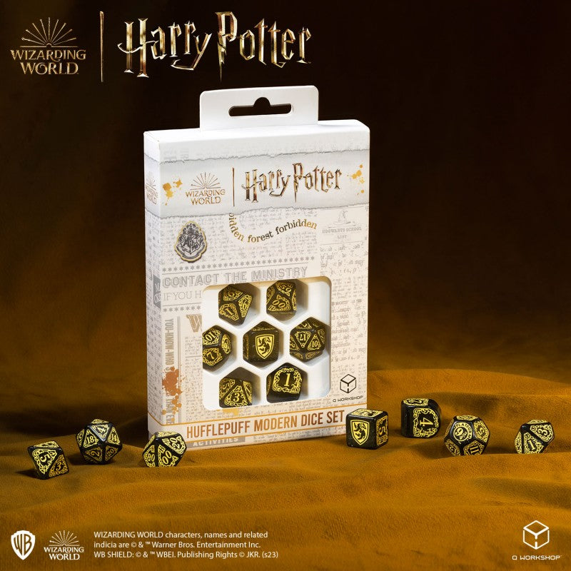 Harry Potter. Zestaw Kości Modern Hufflepuff - Czarny