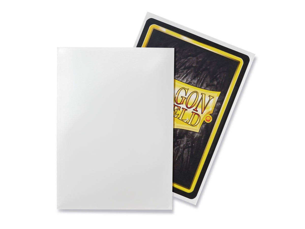 Dragon Shield White 100 Standard Classic Sleeves