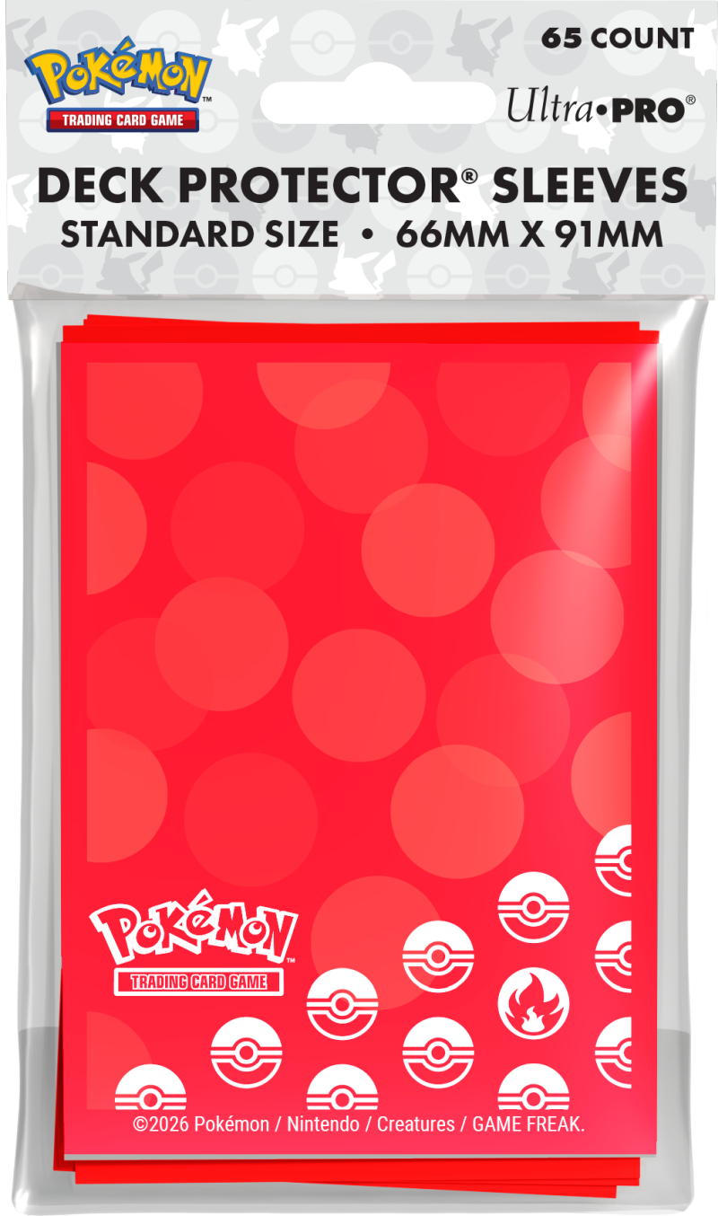 Ultra Pro Pokémon - Deck Protector Sleeves - Energy - Fire Type (65 szt.)