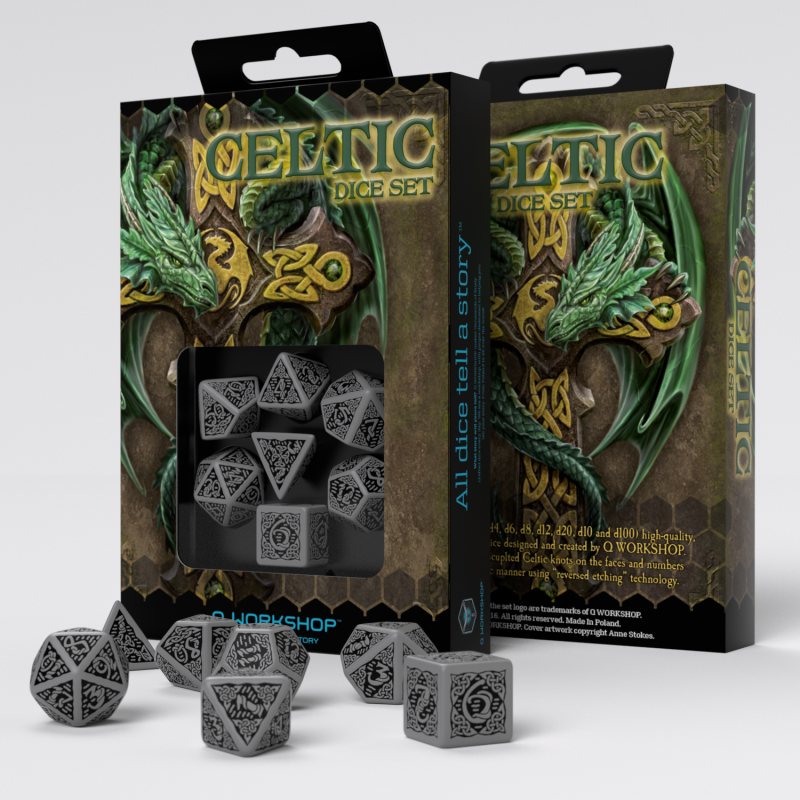 QW SCER12 Celtyckie 3D Szaro-czarne 7