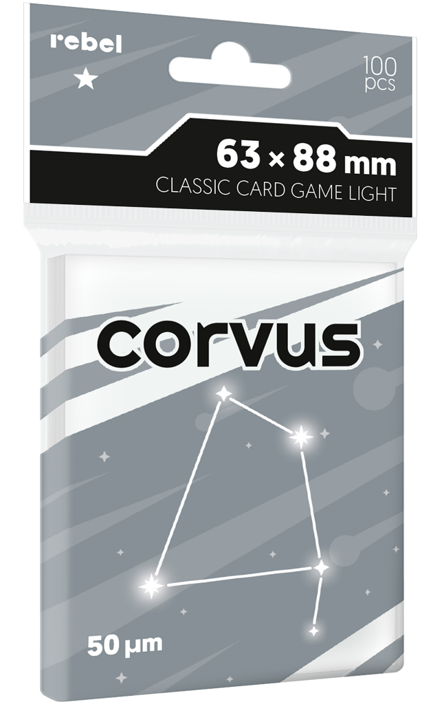 Koszulki Rebel Light Corvus (63x88 mm)