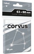 Koszulki Rebel Light Corvus (63x88 mm)