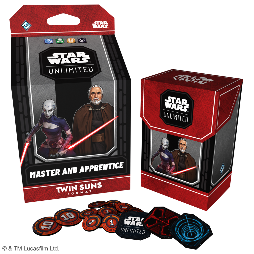 SW: Unlimited 2026 Twin Suns Deck Master and Apprentice - Dooku and Asajj