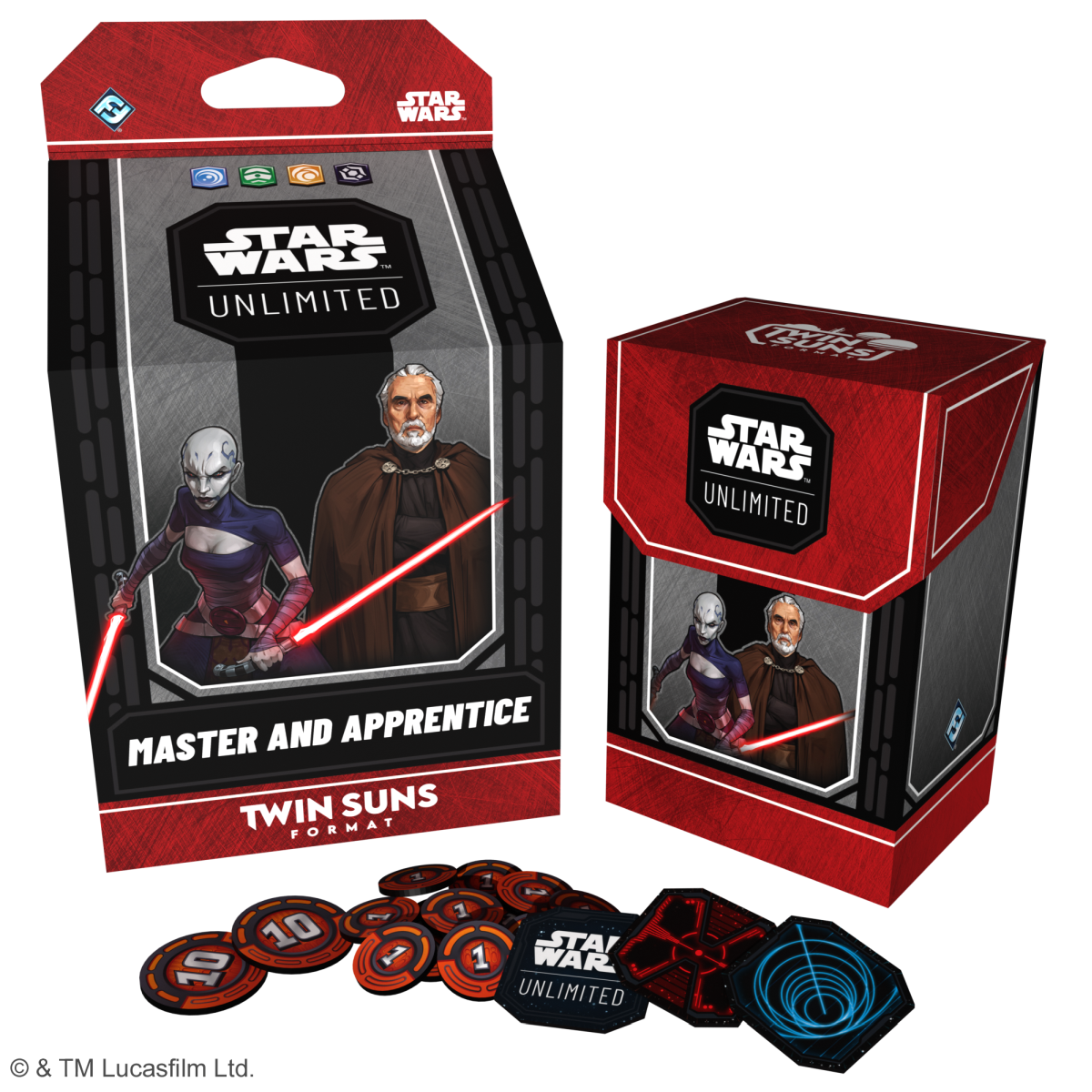 SW: Unlimited 2026 Twin Suns Deck Master and Apprentice - Dooku and Asajj
