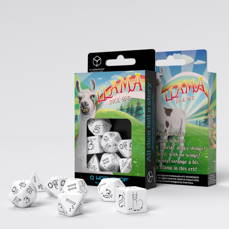 QW SLLA02 Llama Biało Czarne