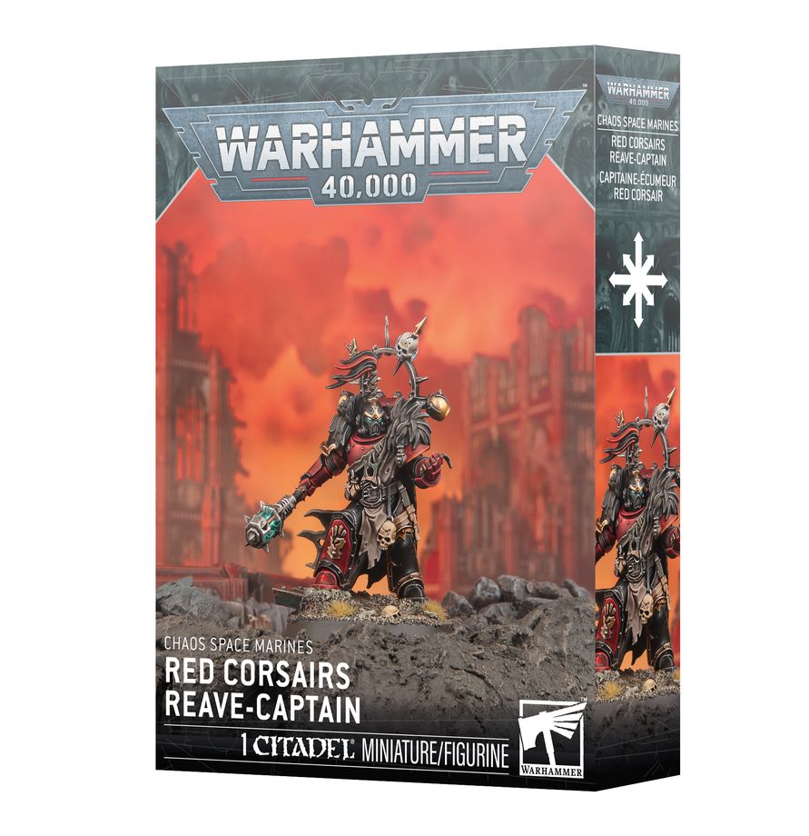 GW 43-111 Chaos Space Marines Red Corsairs Reave-Captain