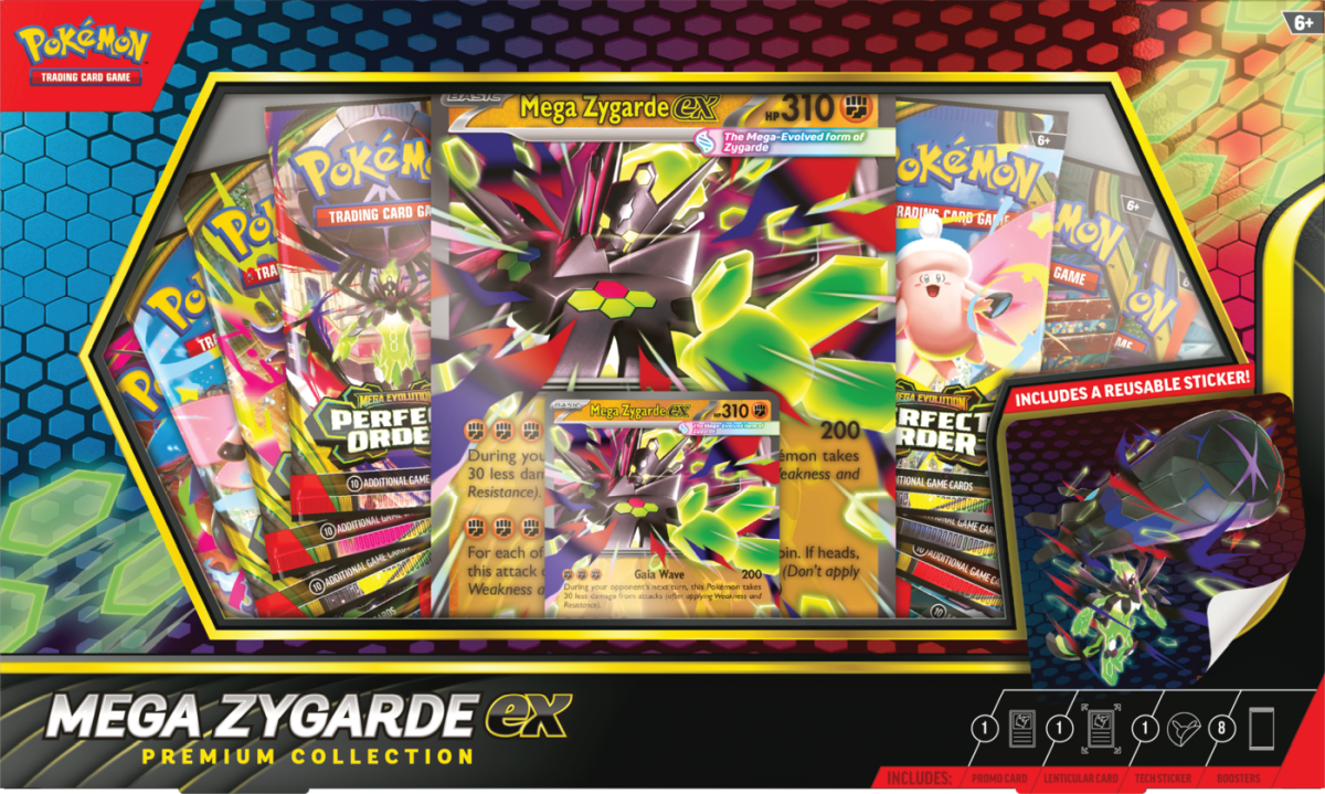Pokemon TCG: Q2 Premium ex Box Mega Zygarde ex