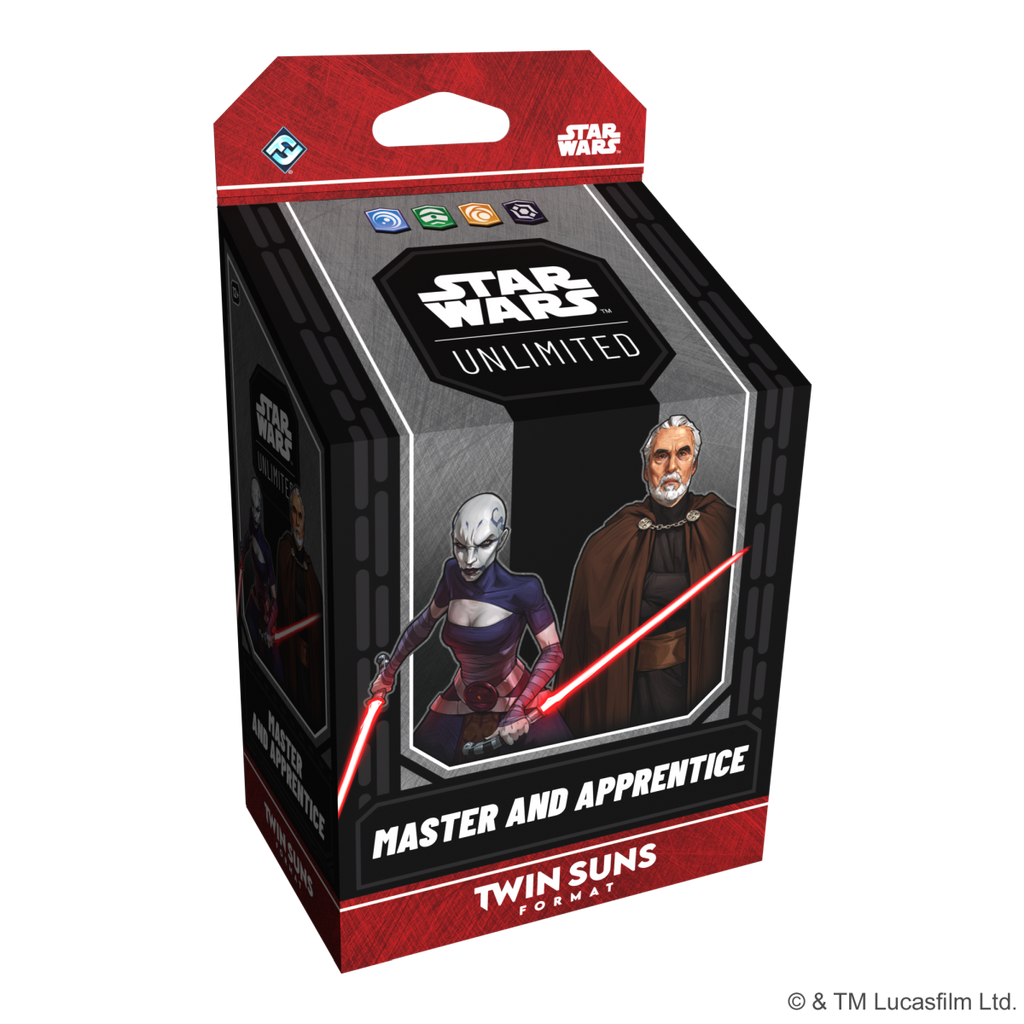 SW: Unlimited 2026 Twin Suns Deck Master and Apprentice - Dooku and Asajj