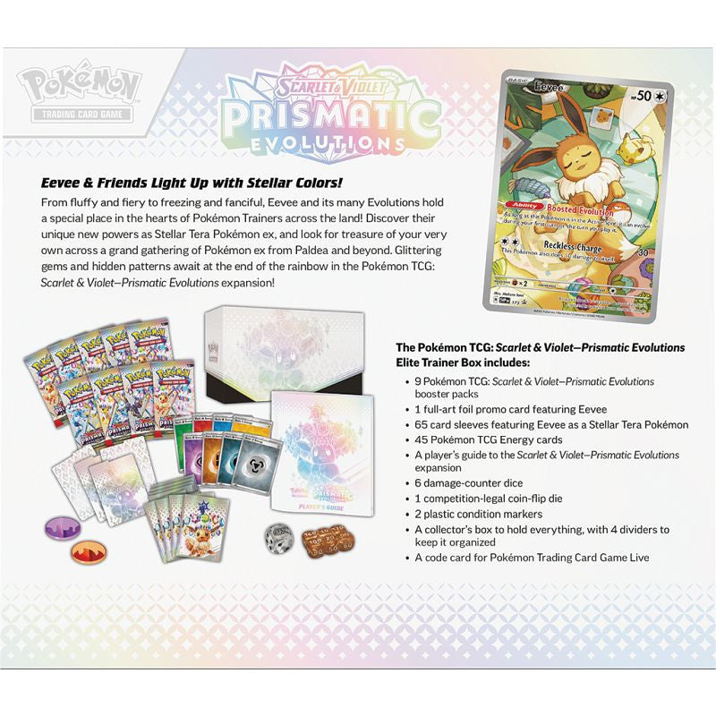 Pokemon TCG Prismatic Evolutions Elite Trainer Box