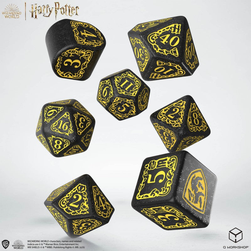 Harry Potter. Zestaw Kości Modern Hufflepuff - Czarny