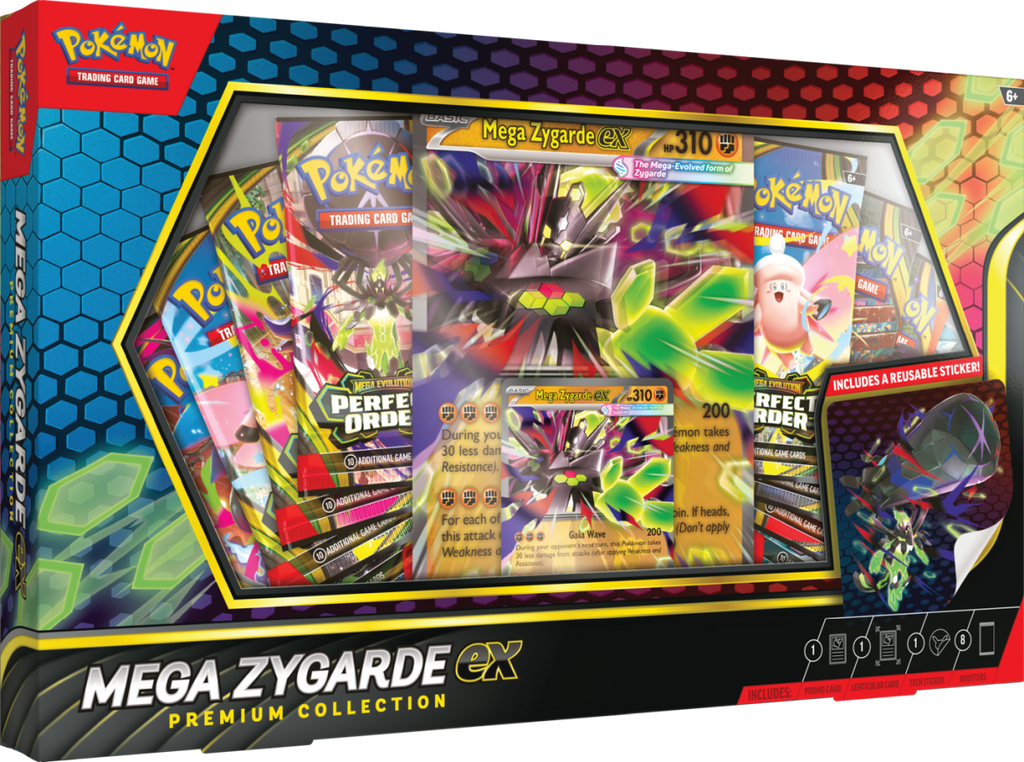 Pokemon TCG: Q2 Premium ex Box Mega Zygarde ex