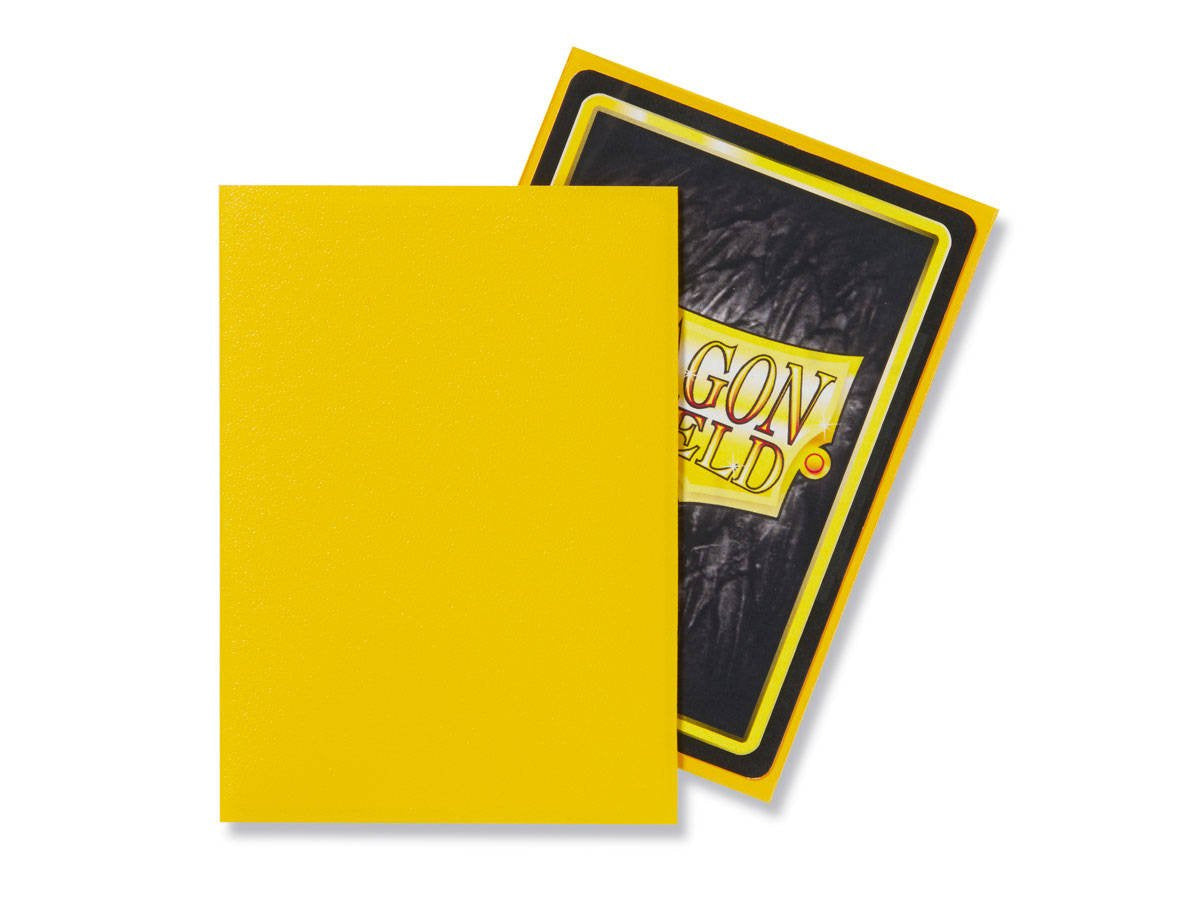 Dragon Shield Yellow 100 Standard Matte Sleeves