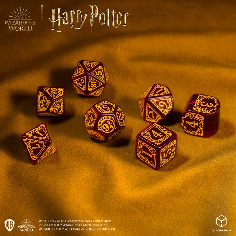 Harry Potter. Zestaw Kości Modern Gryffindor - Czerwony