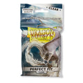 Dragon Shield Standard Perfect Fit Sleeves - Clear/Clear 100 Sleeves