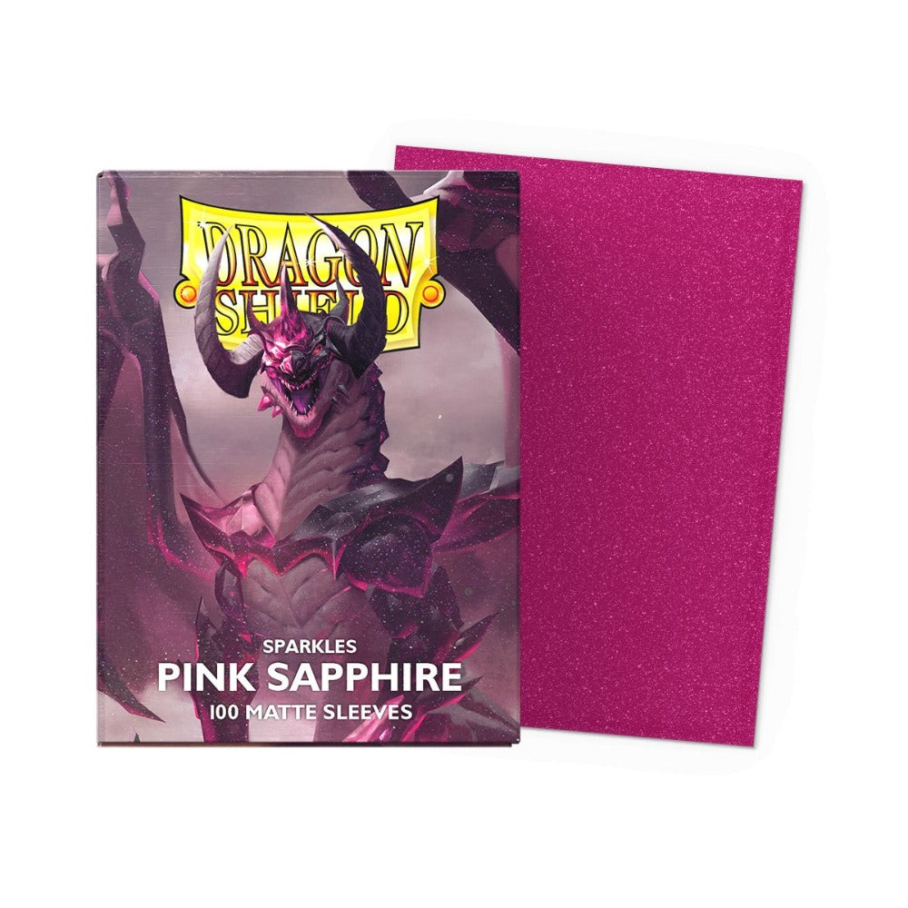 Dragon Shield Pink Sapphire 100 Matte Dual Sleeves