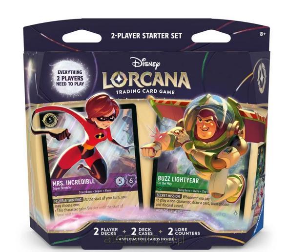 Disney Lorcana Wilds Unknown Zestaw Startowy dla 2 Graczy