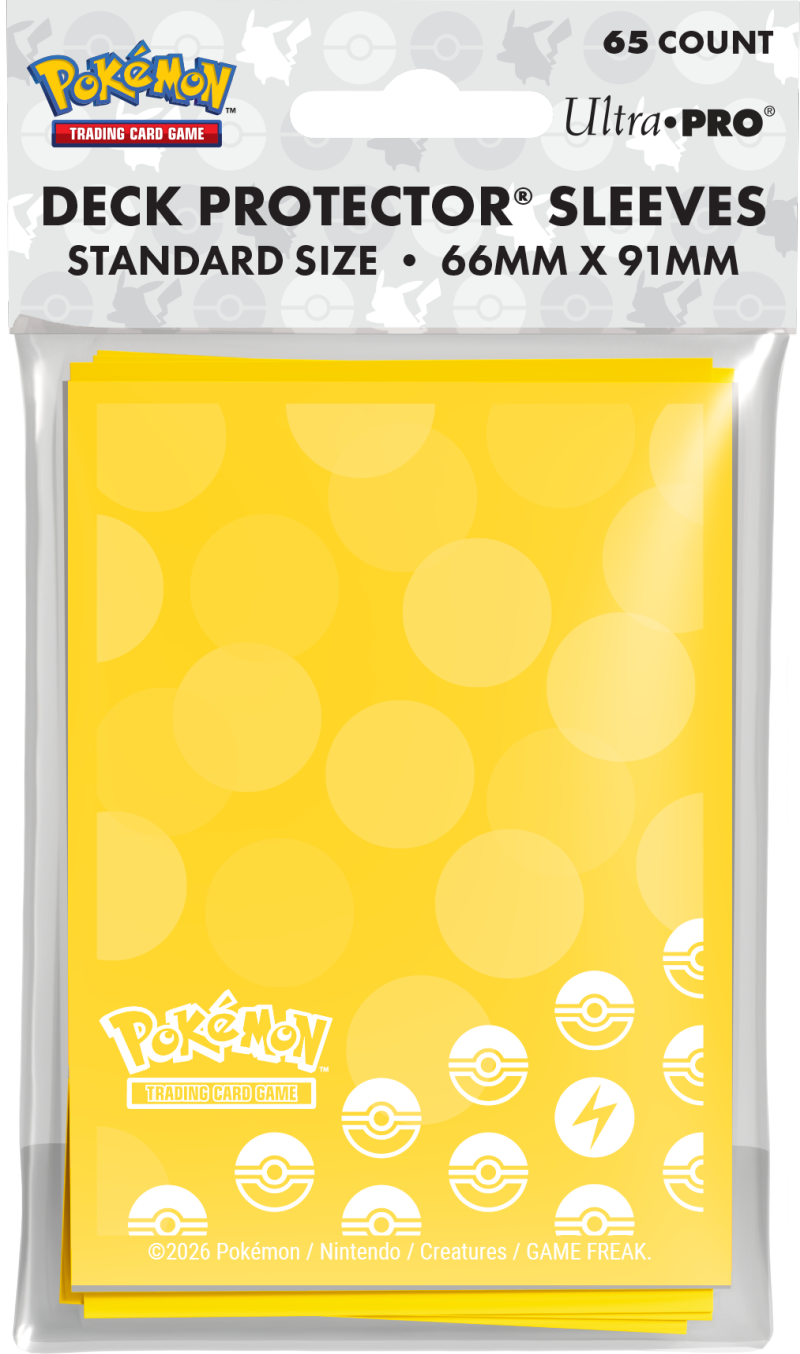 Ultra Pro Pokémon - Deck Protector Sleeves - Energy - Lightning Type (65 szt.)