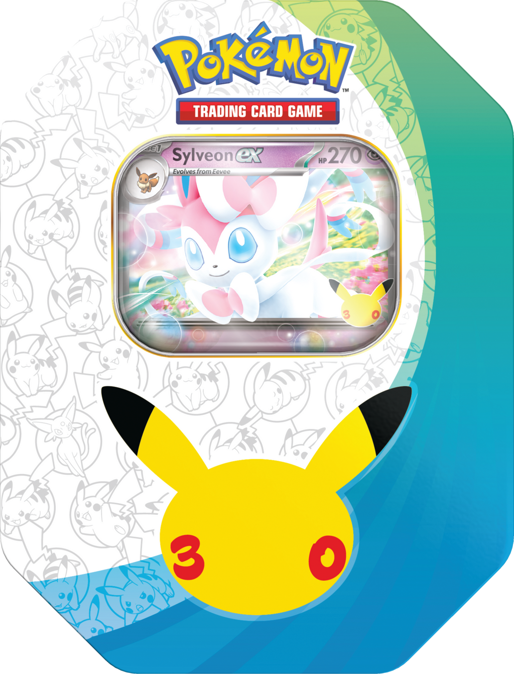 Pokémon TCG 30th Celebration Tin Sylveon ex