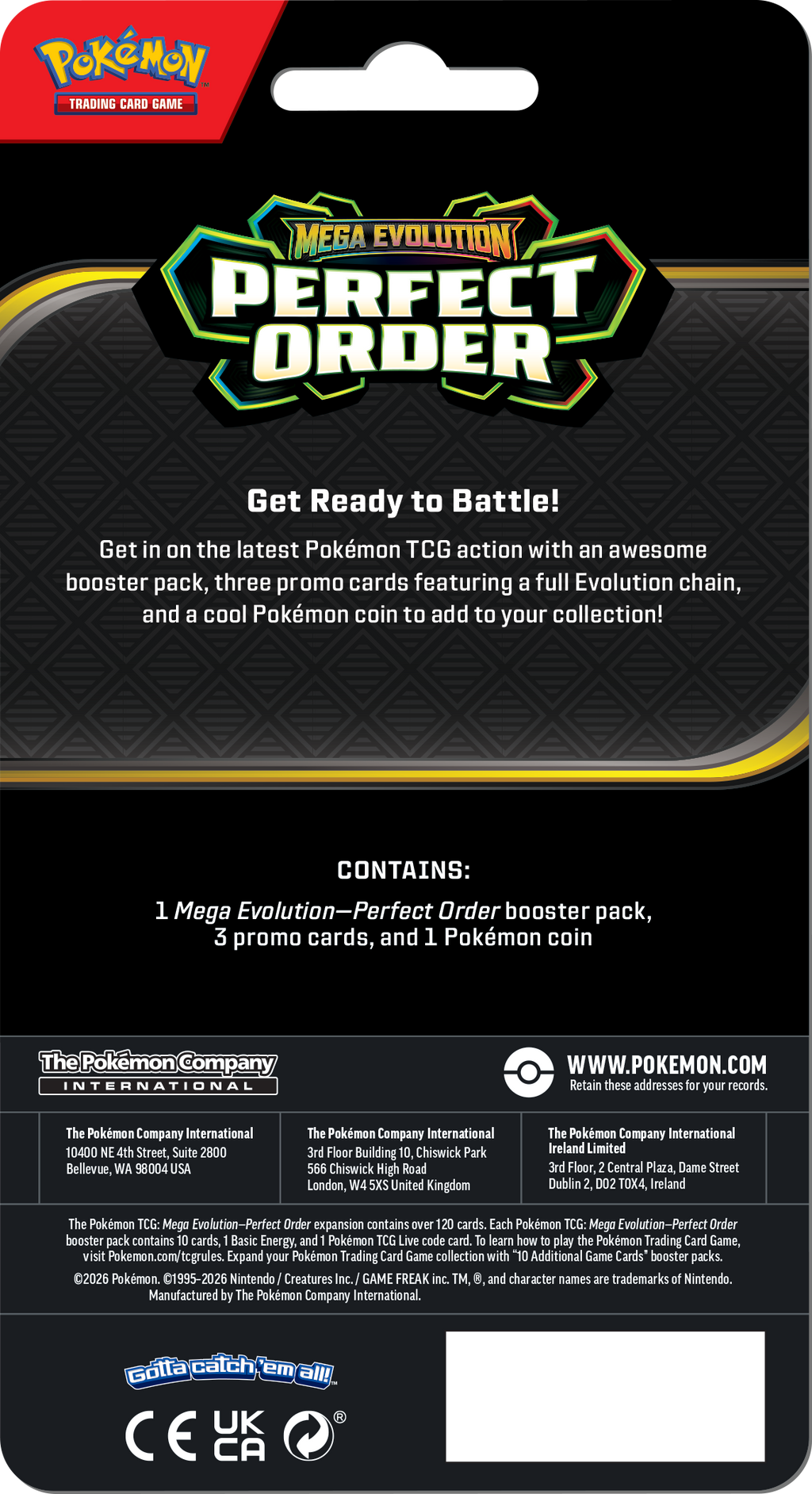 Pokemon TCG ME 03 Prem Checklane Blister MIX