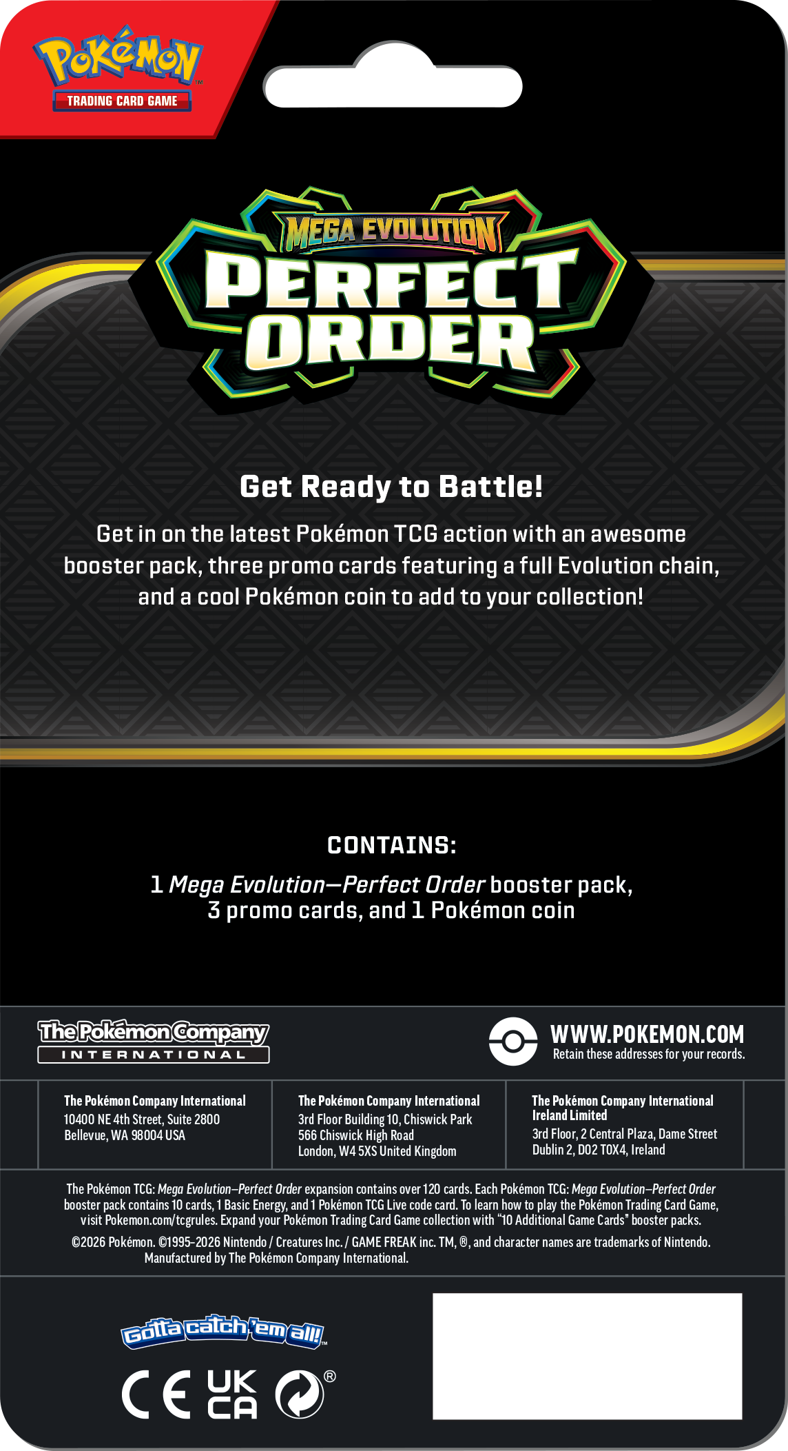 Pokemon TCG ME 03 Prem Checklane Blister MIX