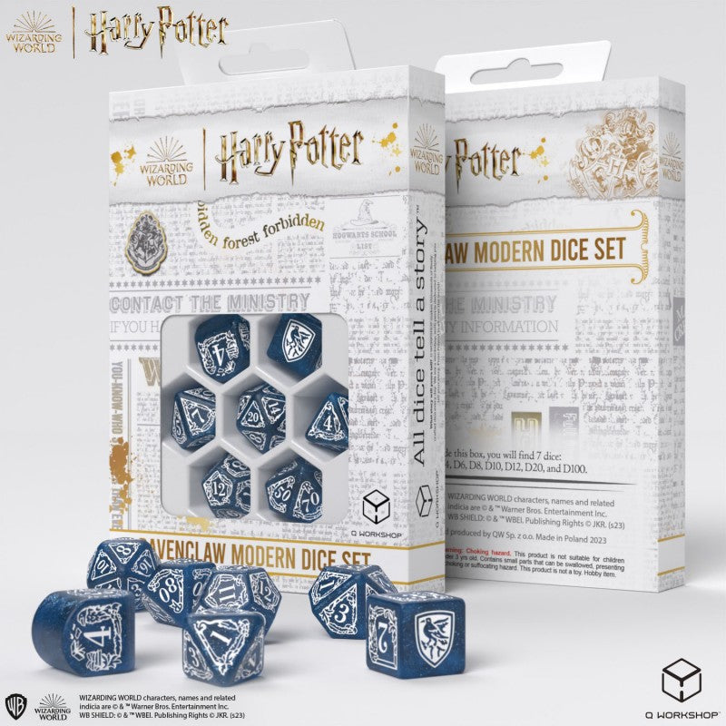 Harry Potter. Zestaw Kości Modern Ravenclaw - Niebieski