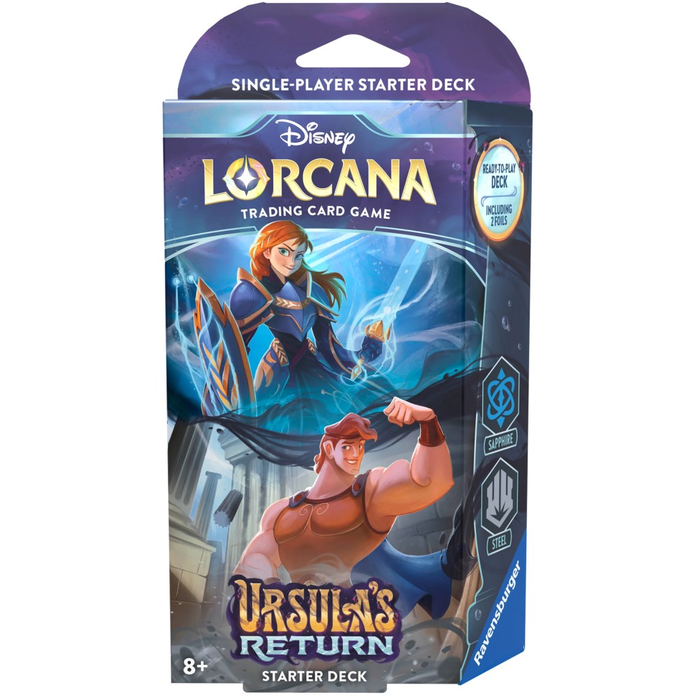 Disney Lorcana Set 04 Ursulas Return Starter Deck Sapphire Steel