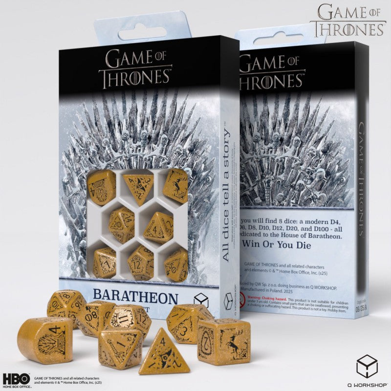 Gra o Tron. Zestaw Kości Baratheon.
