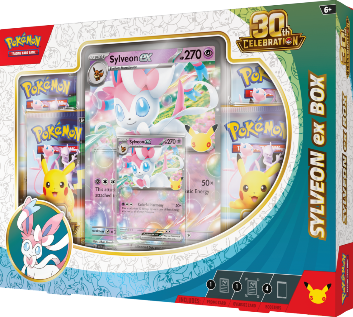 Pokémon TCG 30th Celebration Ex Box Sylveon ex