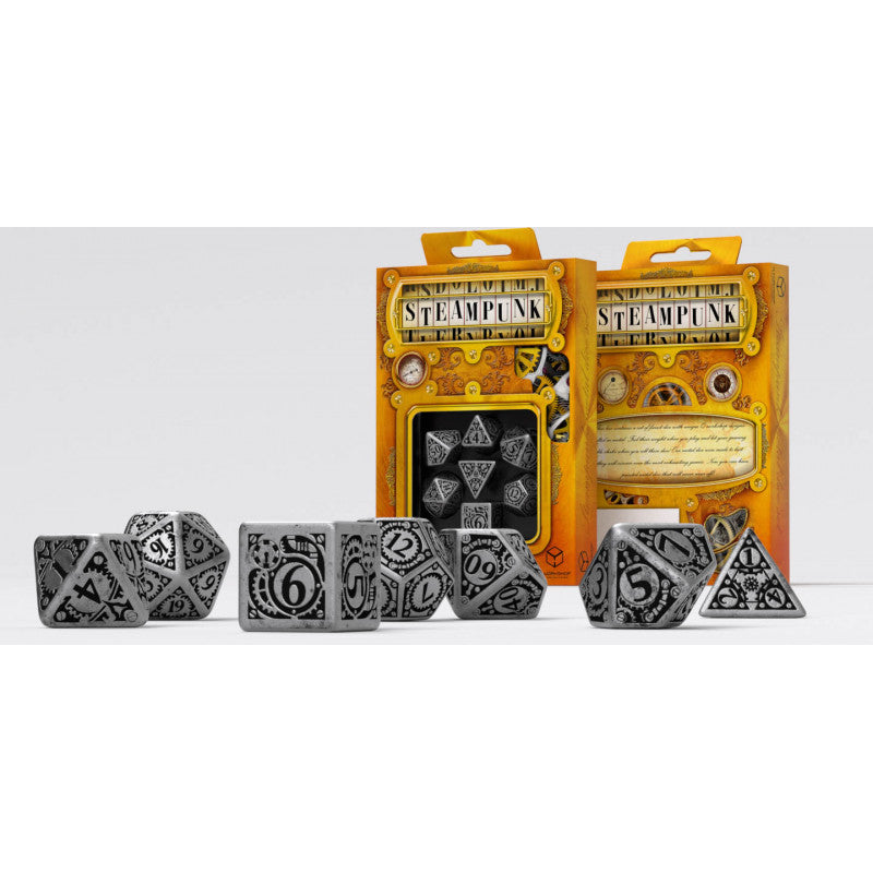 Kości RPG Metalowe Steampunk