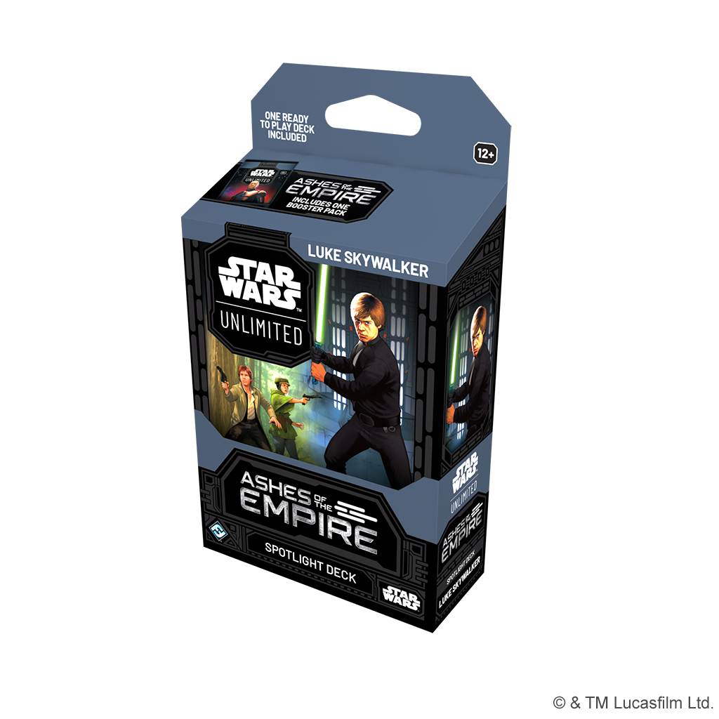 SW Unlimited Ashes of the Empire Deck Luke Skywalker