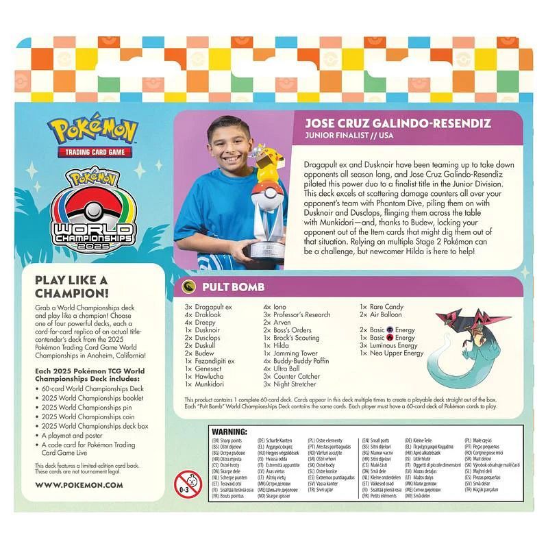 Pokemon TCG WCS Deck 2025 Jose Cruz Galindo-Resendiz