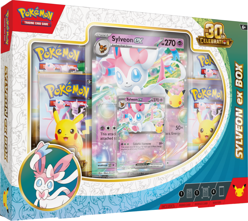 Pokémon TCG 30th Celebration Ex Box Sylveon ex