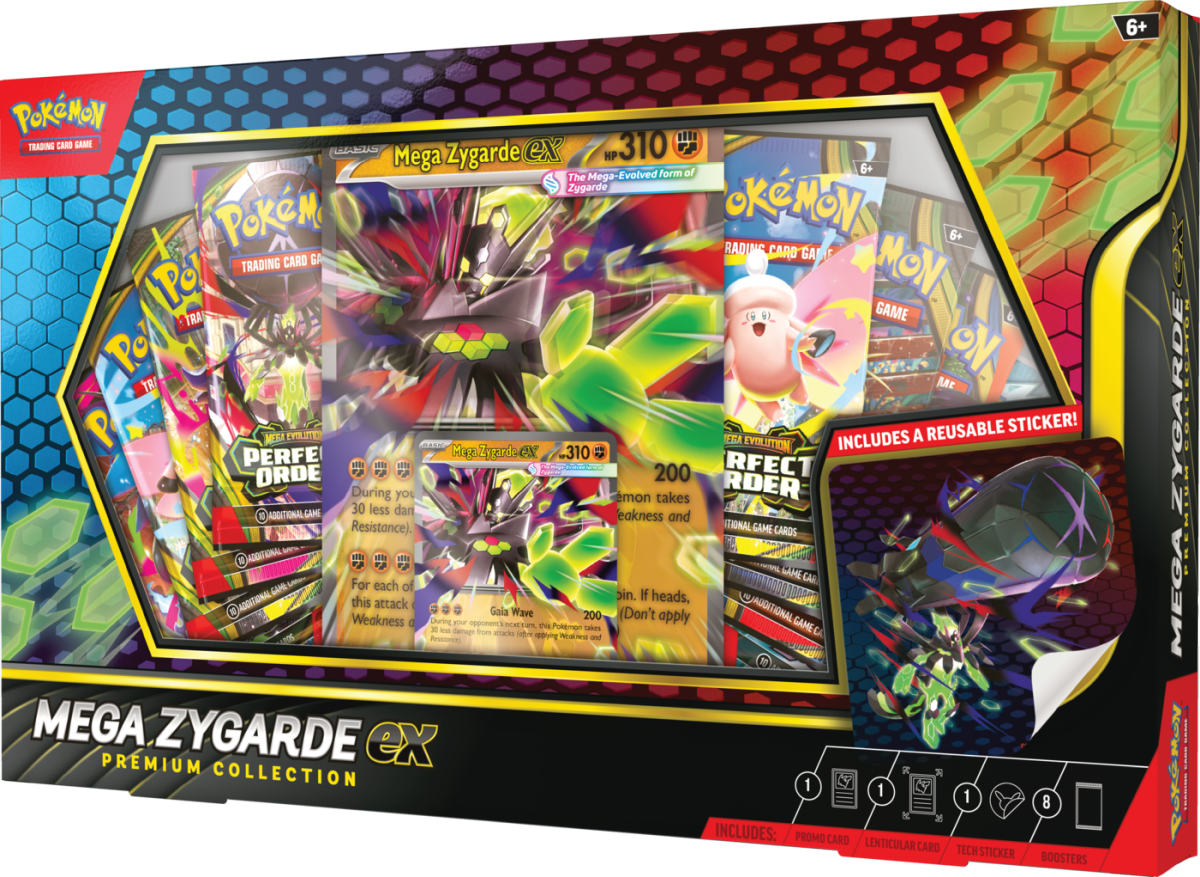 Pokemon TCG: Q2 Premium ex Box Mega Zygarde ex