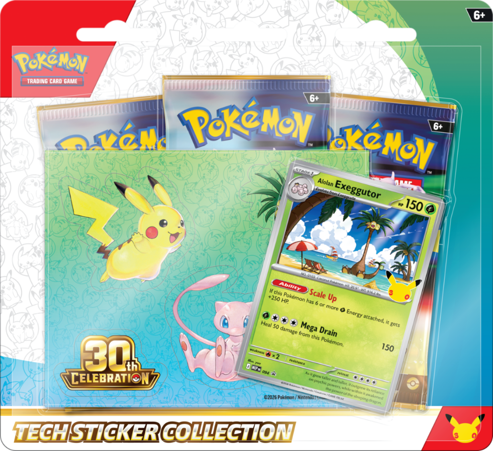 Pokémon TCG 30th Celebration Tech Sticker Collection