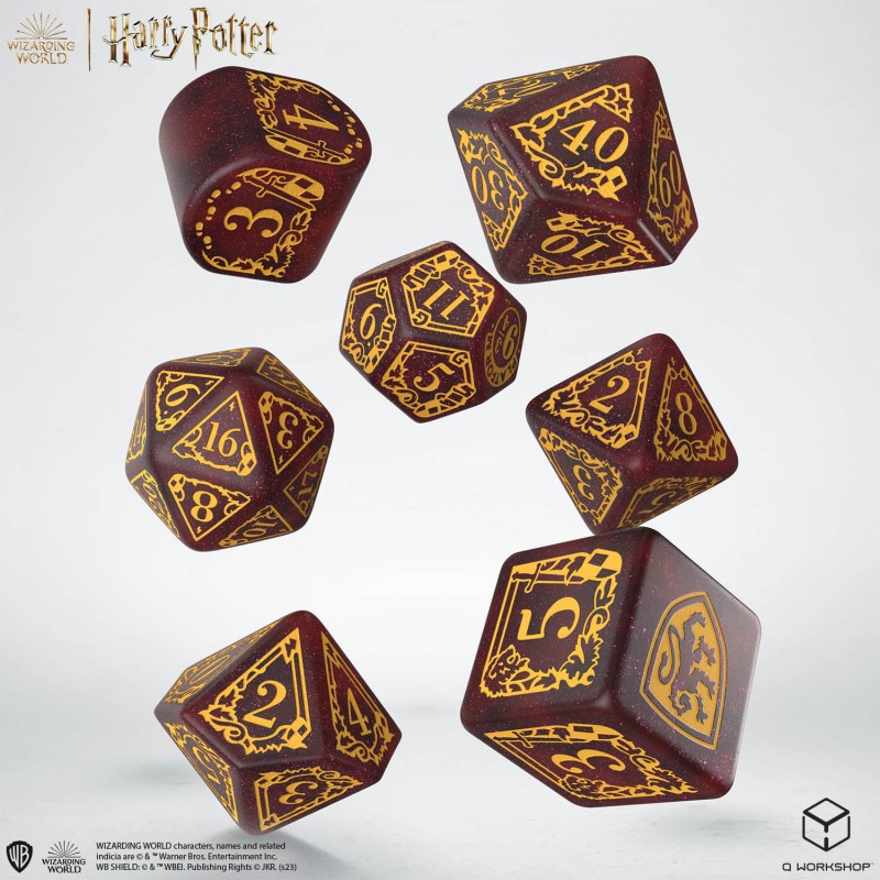 Harry Potter. Zestaw Kości Modern Gryffindor - Czerwony