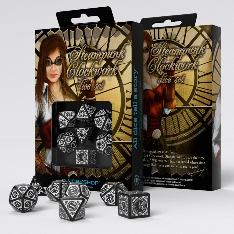 QW SSTC05 Steampunk clockwork czarny-biały 7 QW