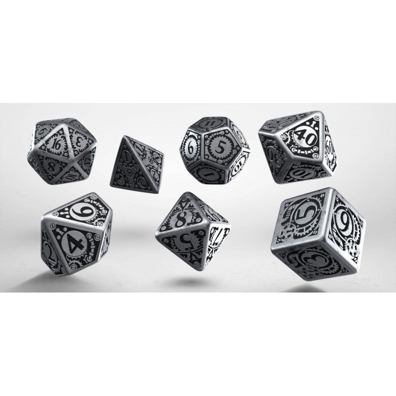 Kości RPG Metalowe Steampunk