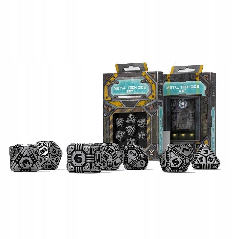 Kości RPG Metalowe Tech