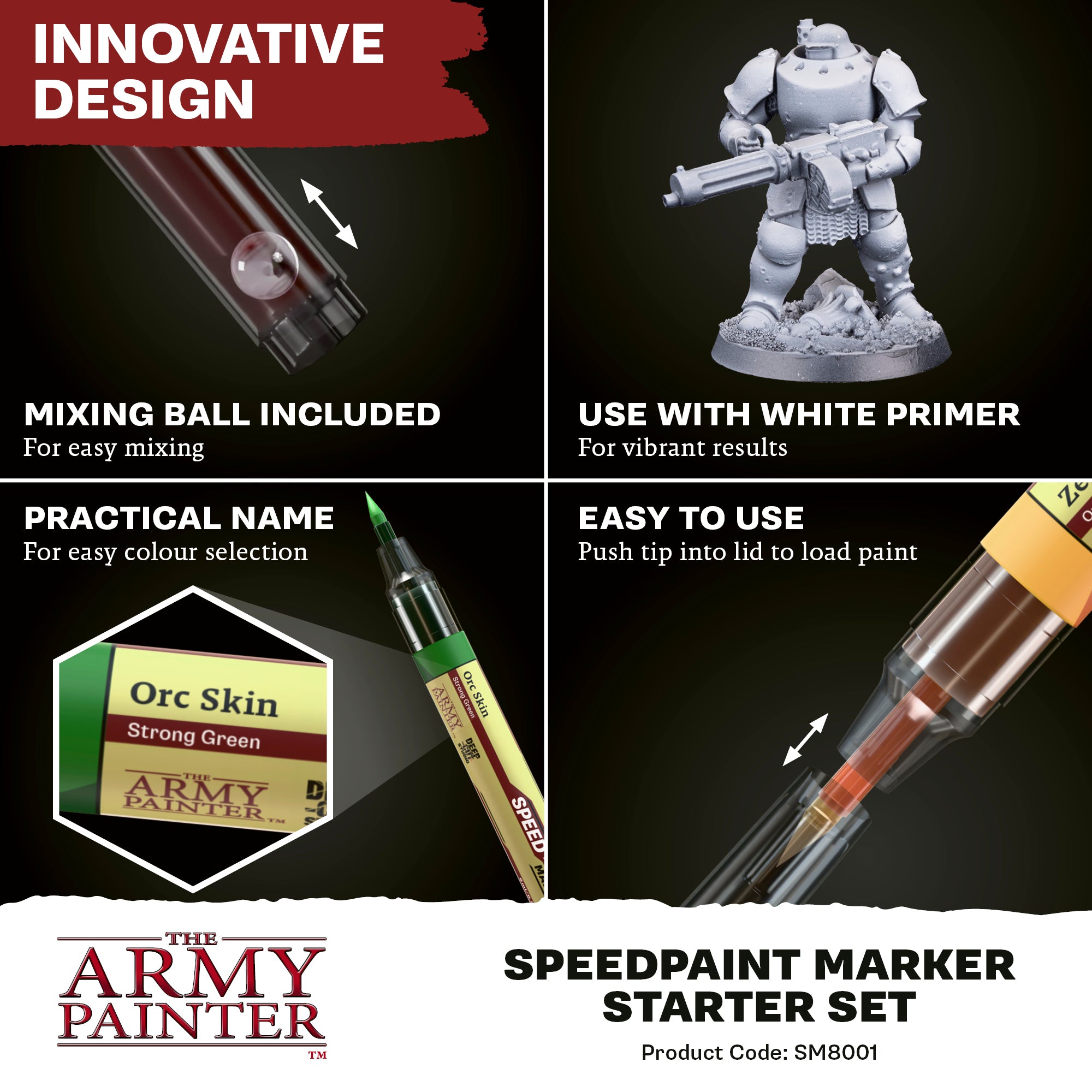 Speedpaint Marker Starter Set Army Painter