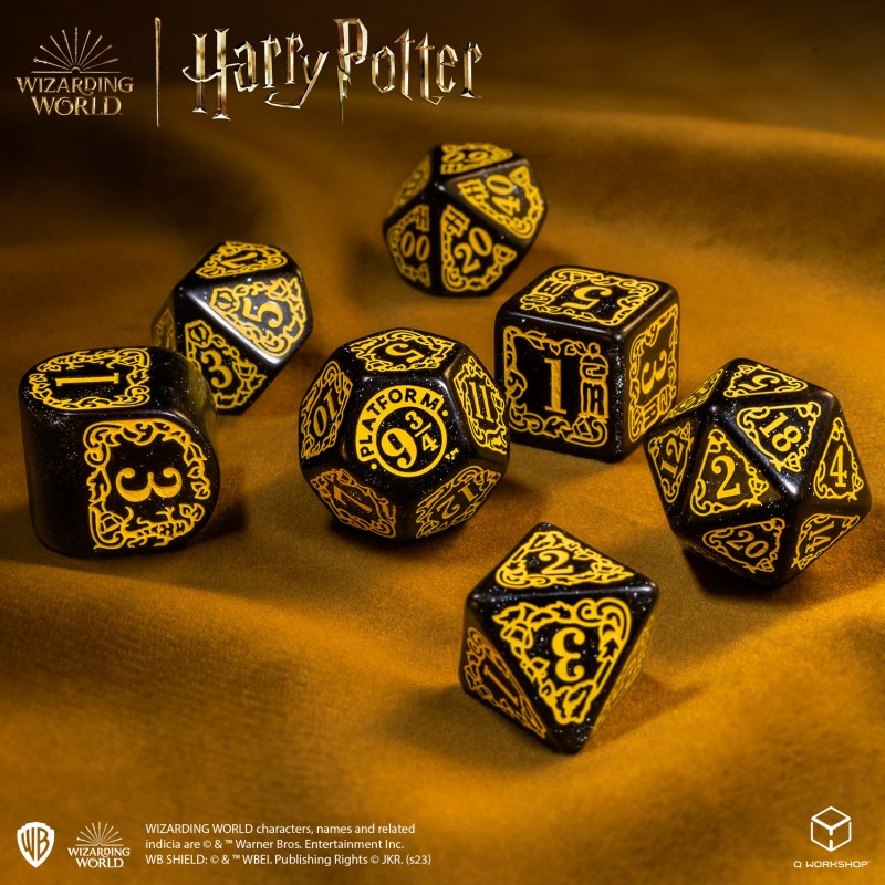 Harry Potter. Zestaw Kości Modern Hufflepuff - Czarny