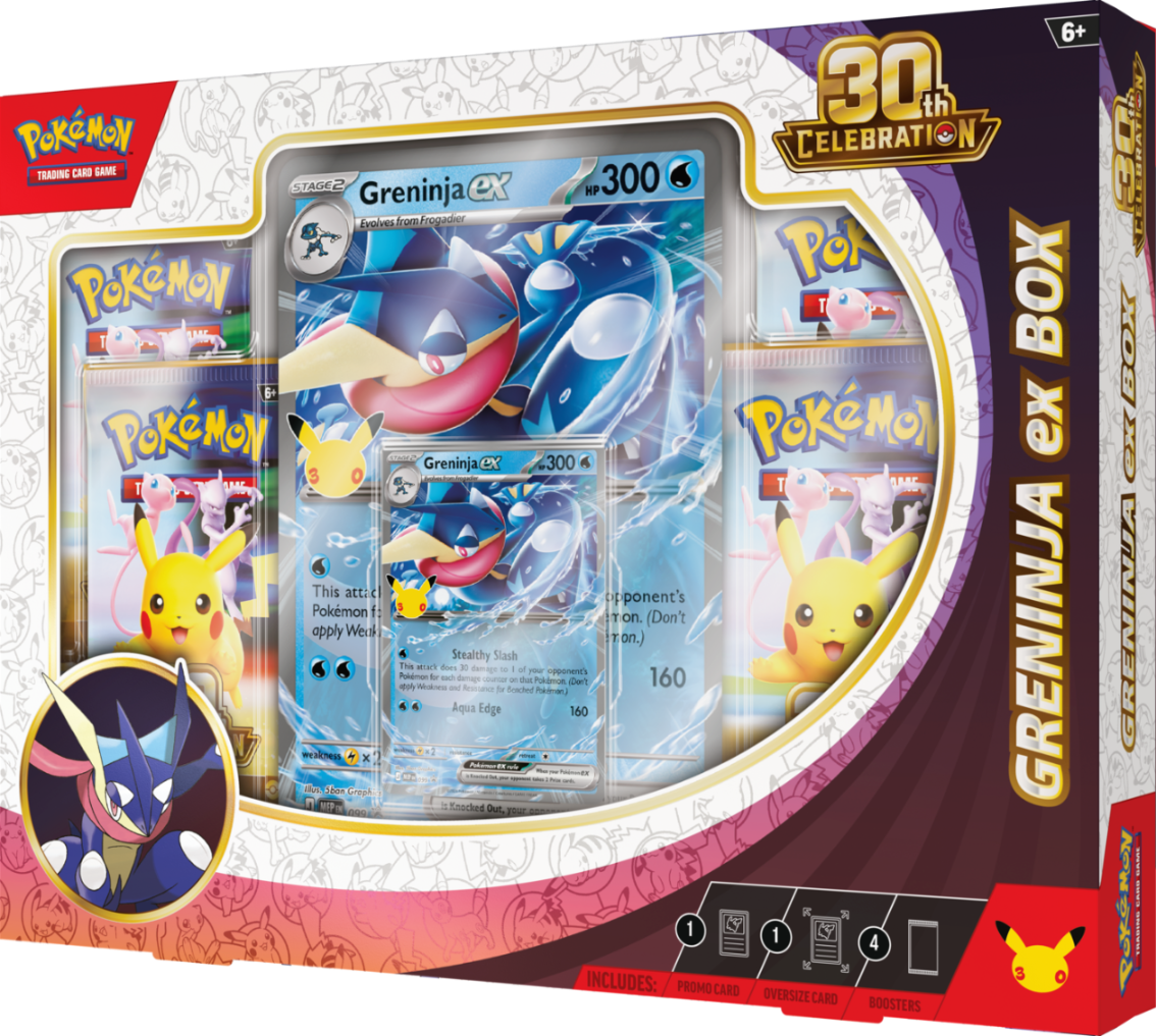 Pokemon TCG: 30th Celebration - Ex Box - Greninja ex
