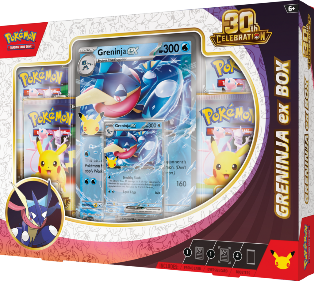 Pokémon TCG 30th Celebration Ex Box Greninja ex