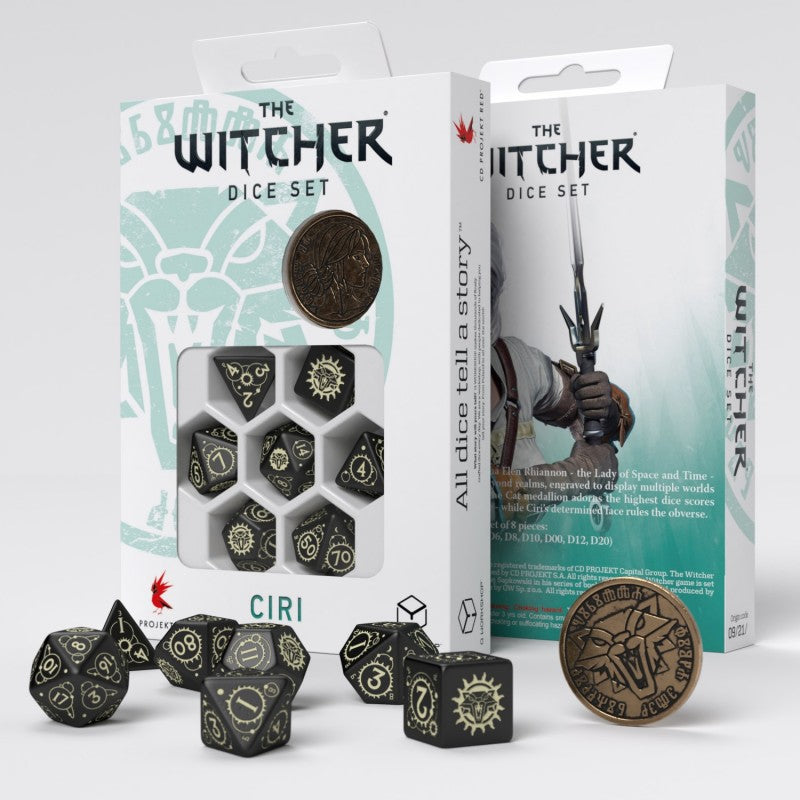 QW SWCI03 Witcher Dice Set Ciri - Jaskółka