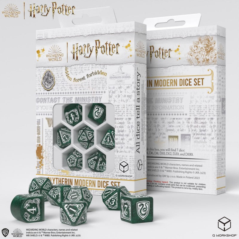 Harry Potter. Zestaw Kości Modern Slytherin - Zielony