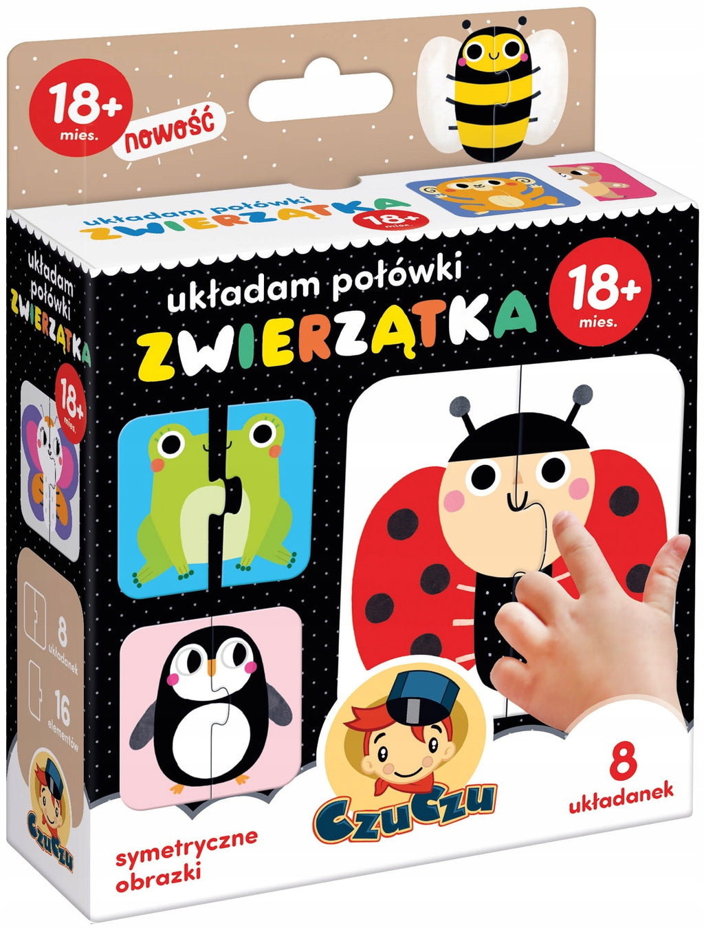 CzuCzu Układam Połówki Zwierzątka 18m+